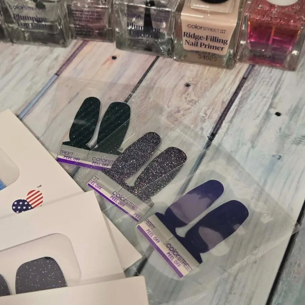 Color Street Blue Press On Nail Design Bundle- Blue #1
